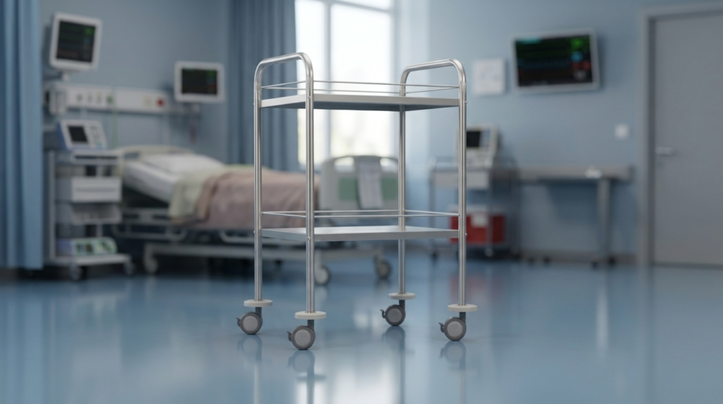 Instrument Trolley with Rails
