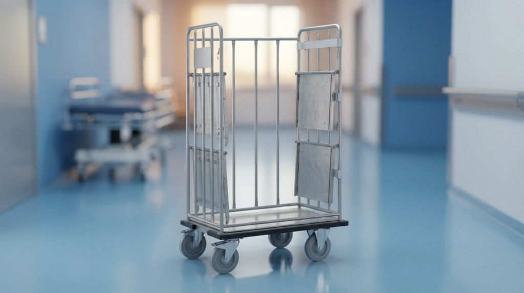 Loading Trolley with Solid Bottom