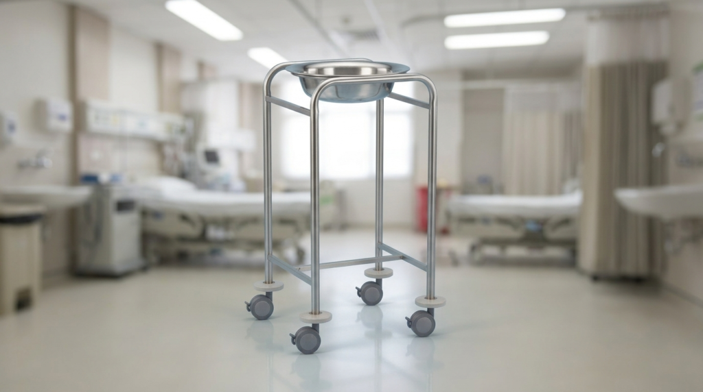 Single Wash Basin Trolley