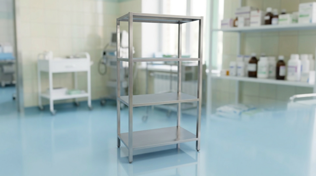 Solid shelving unit